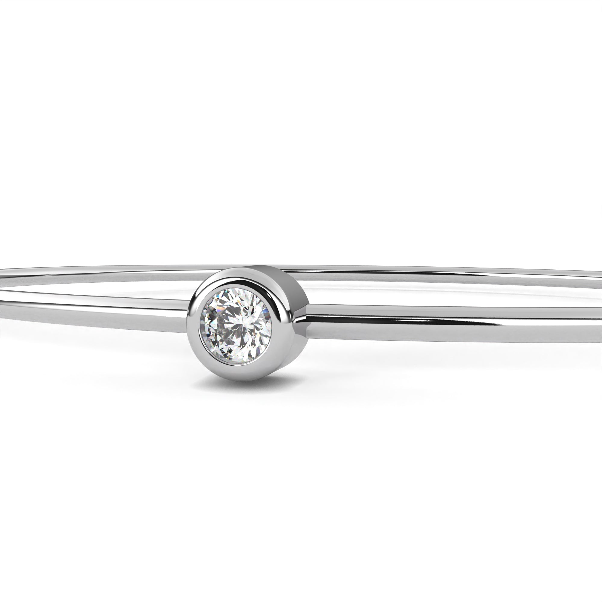 Solitairekart 0.09ct Round Cut Natural Diamond Bracelet-HI Color. VS-SI Clarity